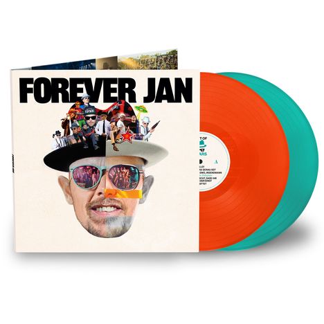 Jan Delay: Forever Jan: 25 Jahre Jan Delay (180g) (Limited Edition) (Neon Orange &amp; Mint Green Vinyl), 2 LPs