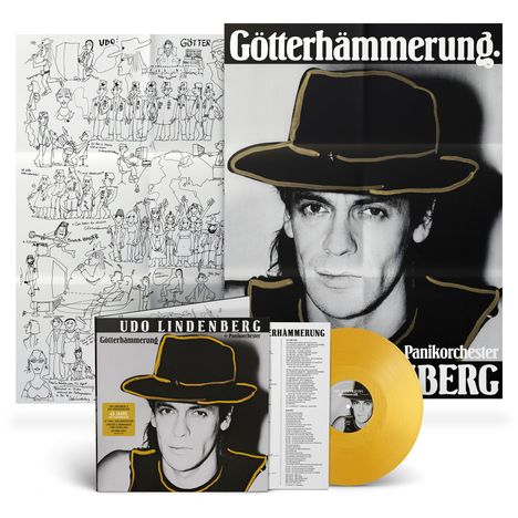 Udo Lindenberg: Götterhämmerung (40th Anniversary) (Limited Handnumbered Edition) (Gold Vinyl), LP