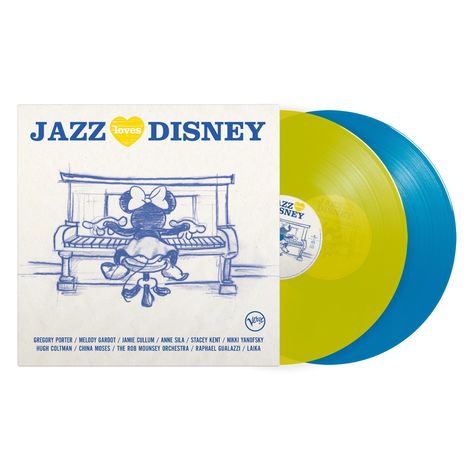 Jazz Loves Disney (Limited Edition) (Transparent Blue &amp; Transparent Yellow Vinyl), 2 LPs