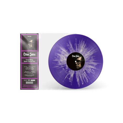 Elton John: Elton John (2016 remastered) (Limited Edition) (Purple &amp; White Splatter Vinyl), LP