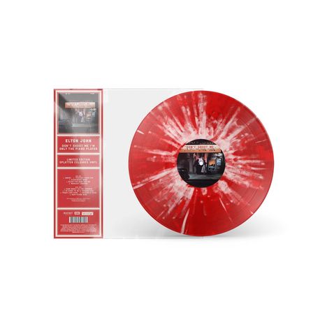 Elton John: Don't Shoot Me I'm Only The Piano Player (2017 remastered) (Limited Edition) (Red &amp; White Splatter Vinyl), LP