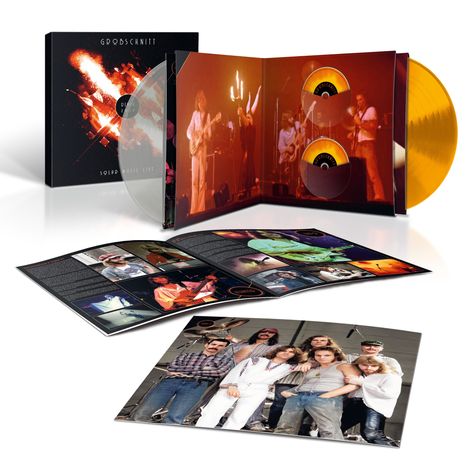 Grobschnitt: Solar Music Live (Remix 2024) (Limited Edition) (Transparent &amp; Orange Transparent Vinyl) (Box-Set mit signierter Artcard), 2 LPs, 1 CD und 1 Blu-ray Audio