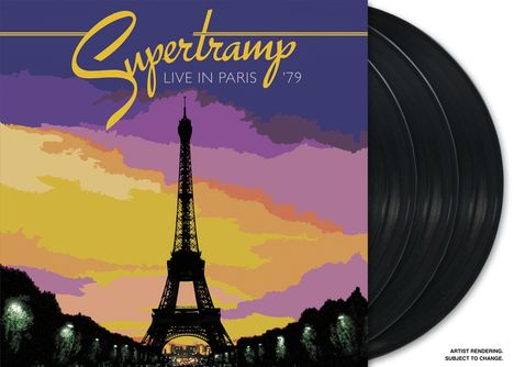 Supertramp: Live In Paris '79, 3 LPs