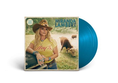 Miranda Lambert: Postcards From Texas (Sea Blue Vinyl), 2 LPs