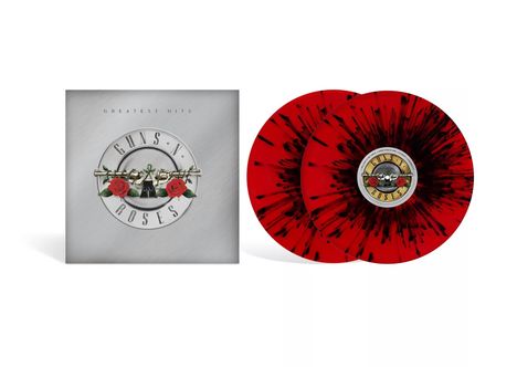 Guns N' Roses: Greatest Hits (International Version) (Limited Edition) (Red/Black Splatter Vinyl), 2 LPs