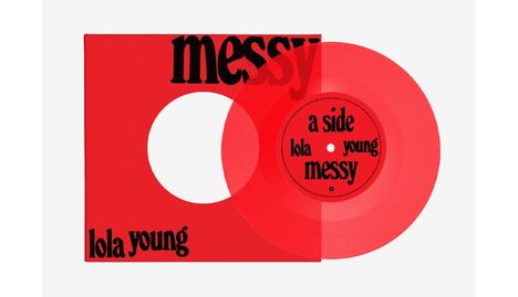 Lola Young: Messy (Limited Edition) (Red Transparent Vinyl), Single 7"