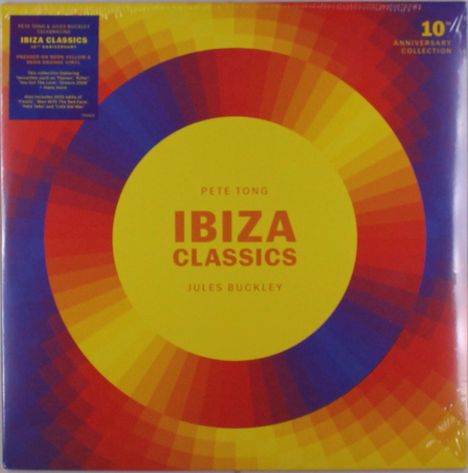 Pete Tong & Jules Buckley: Ibiza Classics (10th Anniversary Collection) (Neon Yellow & Neon Orange Vinyl), 2 LPs