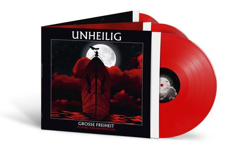 Unheilig: Grosse Freiheit (15 Jahre Jubiläumsedition) (Limited Edition) (Red Vinyl), 3 LPs