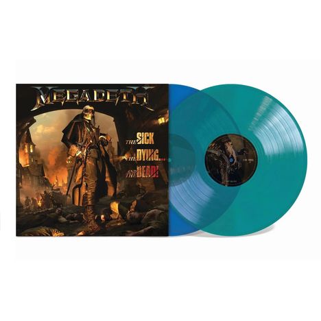 Megadeth: The Sick, The Dying... And The Dead! (Limited Edition) (Blue/Green Vinyl), 2 LPs