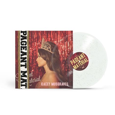 Kacey Musgraves: Pageant Material (10 Year Anniversary) (Transparent White Glitter Vinyl), LP