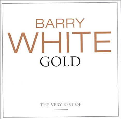 Barry White: Gold: The Very Best, 2 CDs