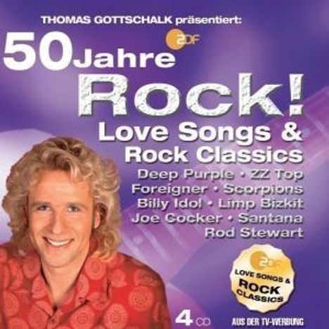 50 Jahre Rock - Thomas Gottschalk präsentiert, 4 CDs