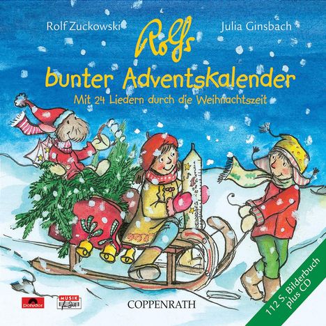 Rolf Zuckowski: Rolf Zuckowski - Rolfs Bunter Adventskalender, 1 CD und 1 Buch