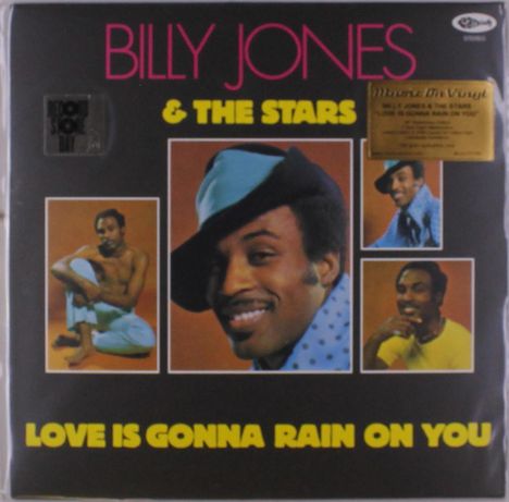 Billy Jones &amp; The Stars: Love Is Gonna Rain On You (180g) (Limited Numbered Edition) (Yellow Vinyl), LP