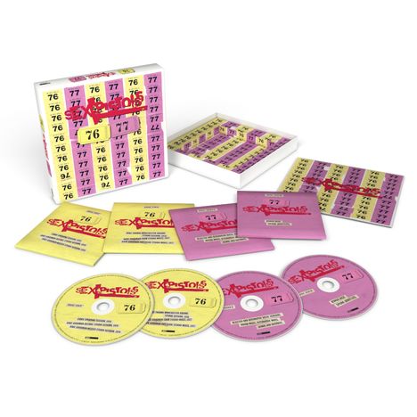 Sex Pistols: 76 - 77 (Limited Edition), 4 CDs