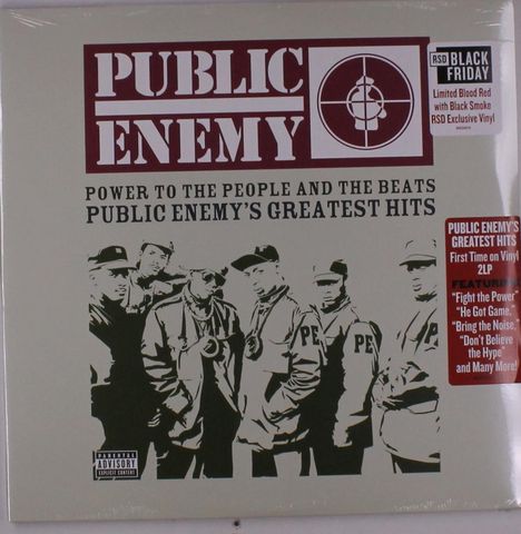 Public Enemy: Power To The People And The Beats: Public Enemy's Greatest Hits (Limited Edition) (Blood Red W/ Black Smoke Vinyl), 2 LPs