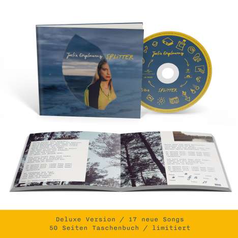 Julia Engelmann: Splitter (Limited Deluxe Version), 1 CD und 1 Buch