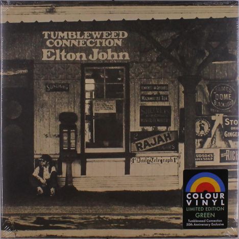 Elton John (geb. 1947): Tumbleweed Connection (remastered) (Limited Edition) (Green Vinyl), LP