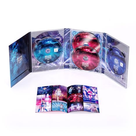 Helene Fischer: Die Stadion-Tour Live (Limitierte Fan-Edition), 2 CDs, 1 DVD und 1 Blu-ray Disc