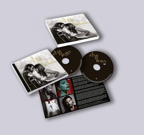 Lady Gaga: Filmmusik: A Star Is Born (Soundtrack &amp; Film), 1 CD und 1 DVD