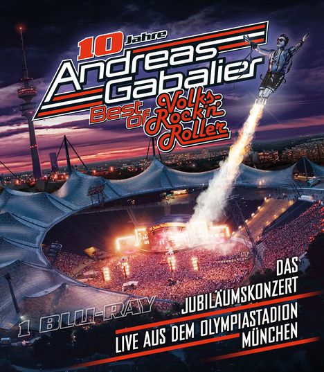 Andreas Gabalier: Best Of Volks-Rock’n’Roller: Das Jubiläumskonzert live aus dem Olympiastadion in München, Blu-ray Disc
