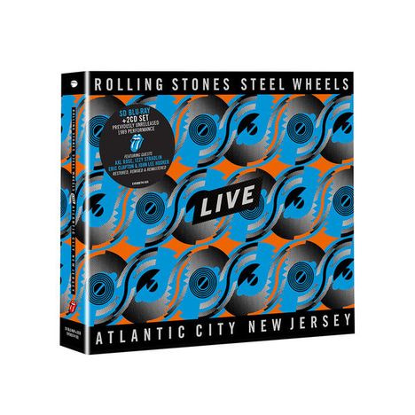 The Rolling Stones: Steel Wheels Live (Atlantic City 1989), 2 CDs und 1 Blu-ray Disc