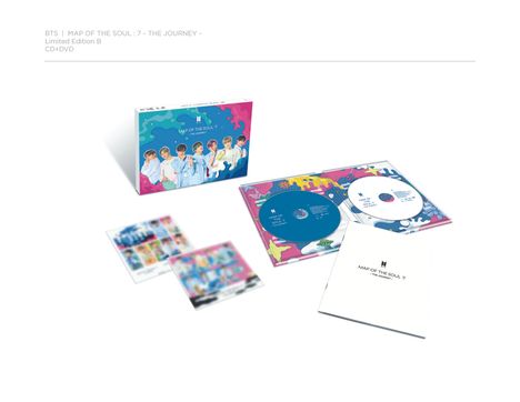 BTS (Bangtan Boys/Beyond The Scene): Map Of The Soul: 7 - The Journey (Limited Edition Version B), 1 CD und 1 DVD