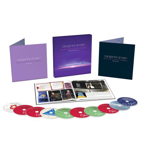 Tangerine Dream: Pilots Of Purple Twilight : The Virgin Recordings 1980 - 1983, 10 CDs und 1 Buch