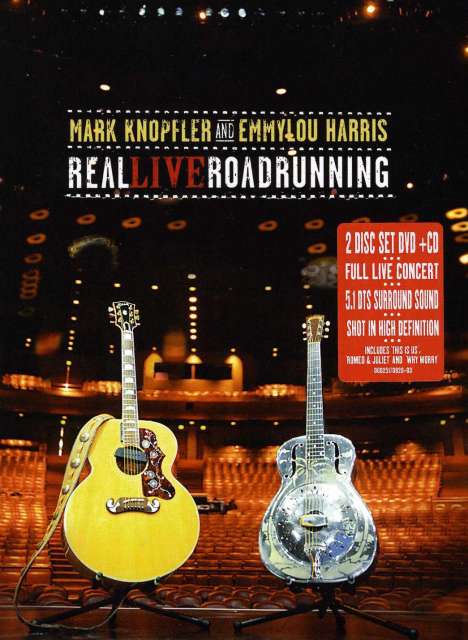 Mark Knopfler &amp; Emmylou Harris: Real Live Roadrunning (Special-Edition), 1 DVD und 1 CD