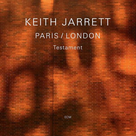 Keith Jarrett (geb. 1945): Paris/London: Testament, 3 CDs