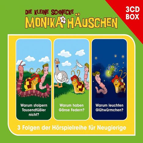 Kati Naumann: Die kleine Schnecke Monika Häuschen 3-CD Hörspielbox Vol. 1 Folge 1-3, 3 CDs