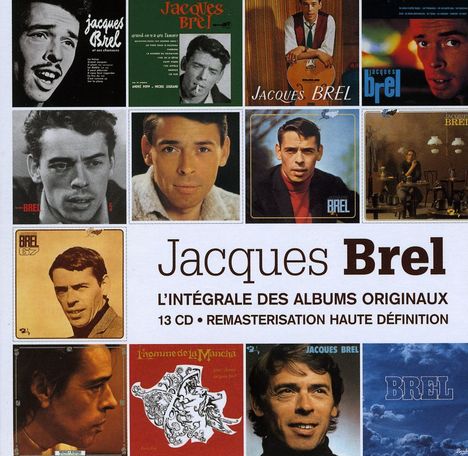 Jacques Brel (1929-1978): Integrale Des Albums Originaux, 13 CDs