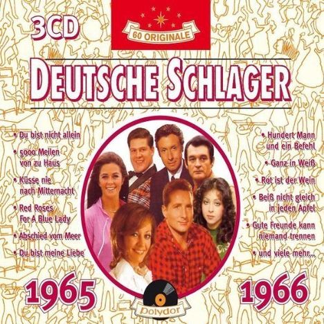 Deutsche Schlager 1965 - 1966, 3 CDs