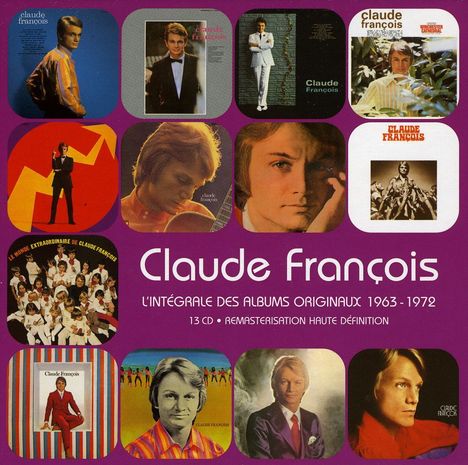 Claude François: Integrale Des Albums Originaux Studio 1963 - 1972, 13 CDs