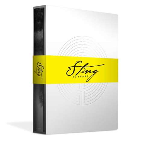 Sting (geb. 1951): The Best Of 25 Years, 3 CDs, 1 DVD und 1 Buch