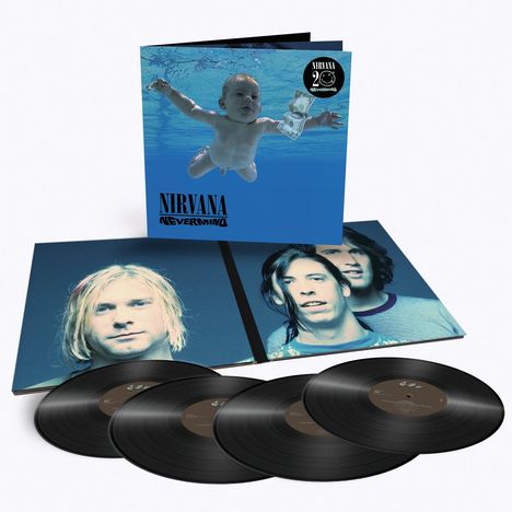 Nirvana: Nevermind (remastered) (180g) (Deluxe Version), 4 LPs