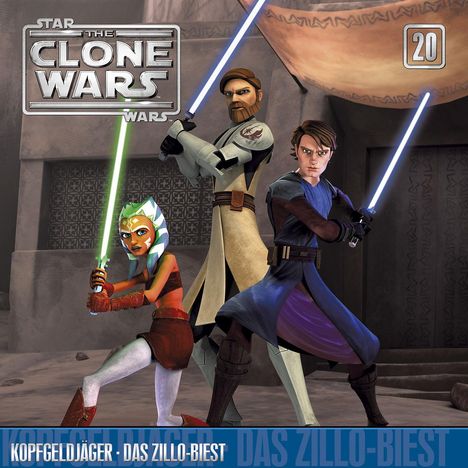 Star Wars - The Clone Wars 20: Kopfgeldjäger / Das Zillo-Biest, CD