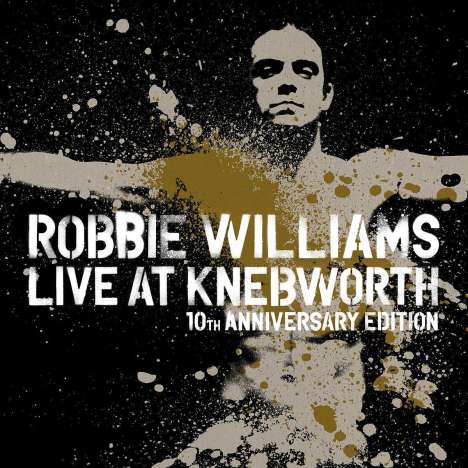 Robbie Williams: Live At Knebworth 2003 (10th Anniversary) (Ltd. Deluxe Edition) (2 DVDs + 2 CDs + 1 Blu-ray Disc + Buch), 2 DVDs, 2 CDs und 1 Blu-ray Disc