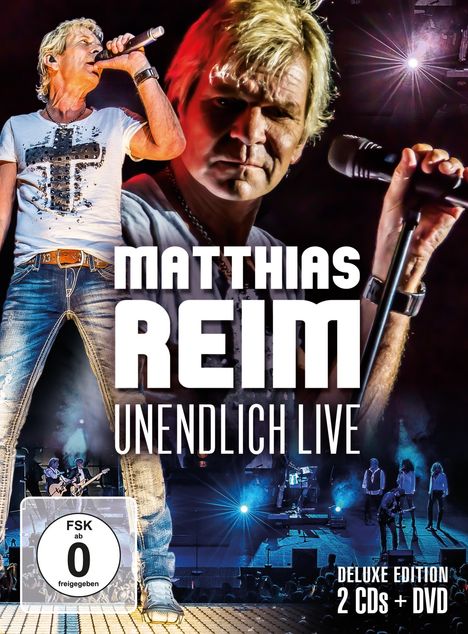 Matthias Reim: Unendlich Live 2013 (Limited Edition) (2 CDs + DVD im DVD-Format), 2 CDs und 1 DVD