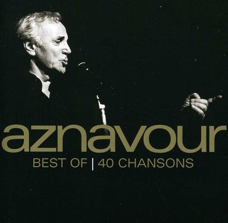 Charles Aznavour (1924-2018): Best Of 40 Chansons, 2 CDs