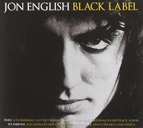 Jon English: Black Label (5CDs + DVD), 5 CDs und 1 DVD