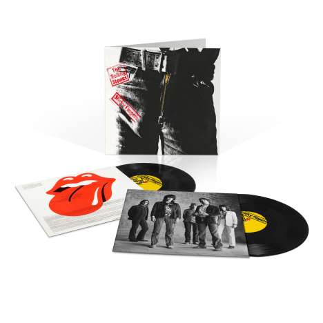 The Rolling Stones: Sticky Fingers (remastered) (180g) (Limited Deluxe Edition) - mit echtem Zipper!, 2 LPs