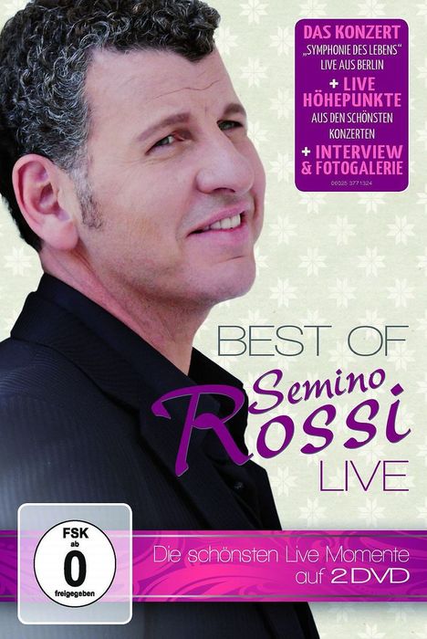 Semino Rossi: Best Of: Live, 2 DVDs