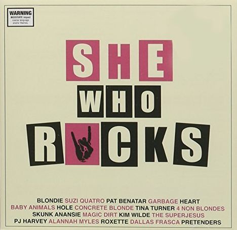 She Who Rocks, CD