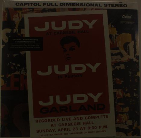 Judy Garland: Judy At Carnegie Hall: Live (remastered) (180g), 2 LPs
