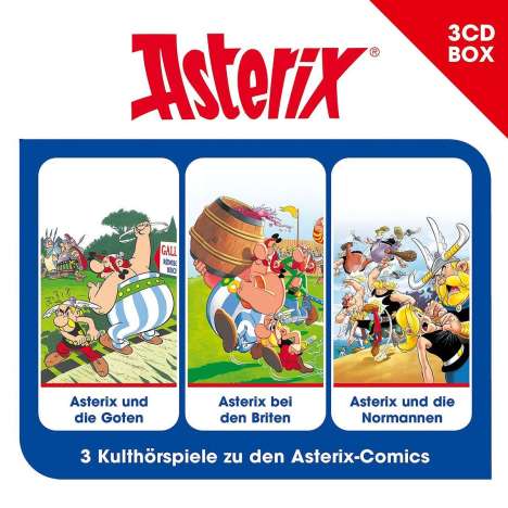 Asterix - 3-CD Hörspielbox Vol.3, 3 CDs
