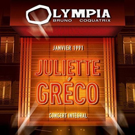Juliette Gréco: Olympia 1991, 2 CDs
