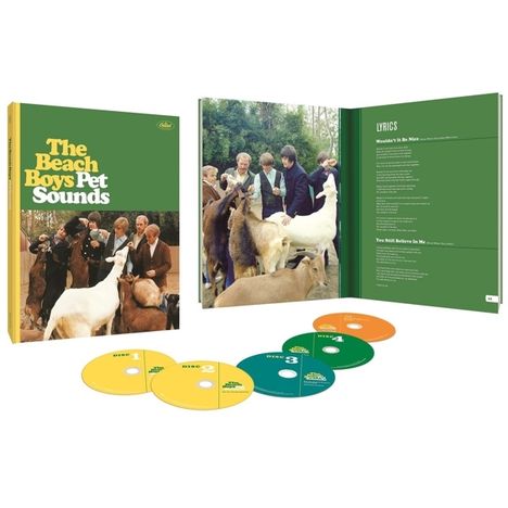 The Beach Boys: Pet Sounds (Limited 50th Anniversary Edition Boxset), 4 CDs und 1 Blu-ray Audio