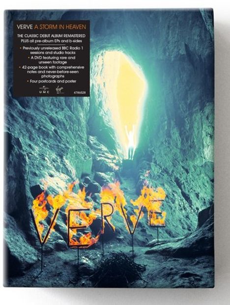 The Verve: A Storm In Heaven (2016 Remaster) (Limited Edition), 3 CDs, 1 DVD, 1 Buch und 1 Merchandise