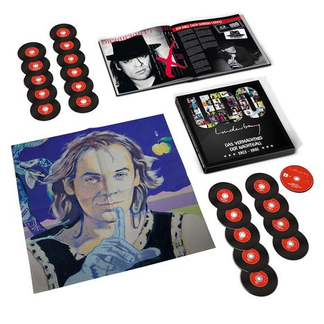 Udo Lindenberg: Das Vermächtnis der Nachtigall 1983 - 1998 (Limited Numbered Edition), 20 CDs, 1 DVD und 1 Buch